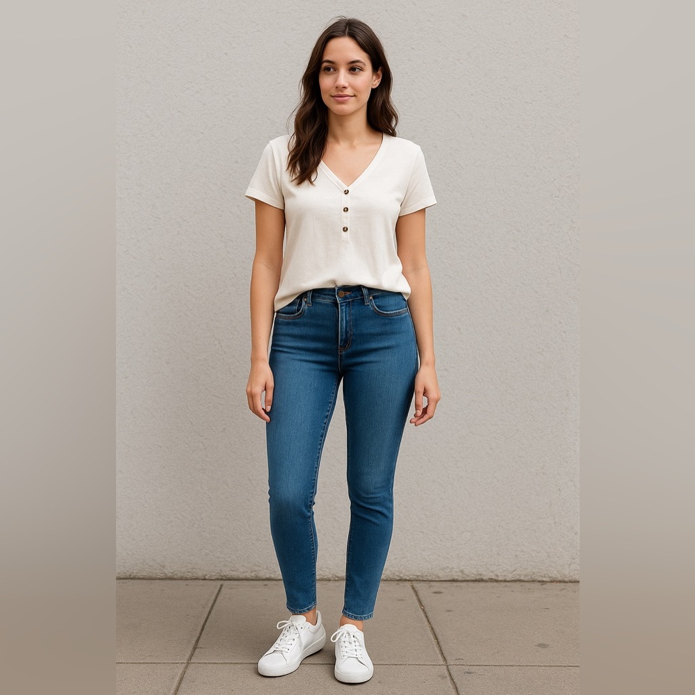 LOFT - Modern Skinny Jeans with Ankle Zippers - Brand new!